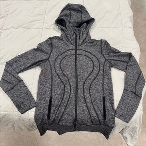 Lululemon- Heather Grey Stride Jacket II- Size 8